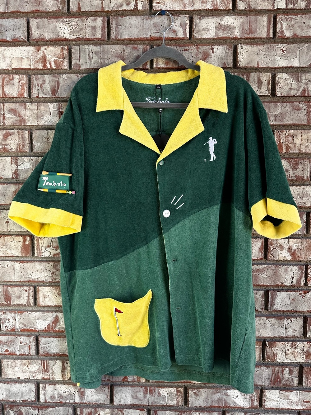 Tombolo Mulligan Terry Cabana Shirt Size XL